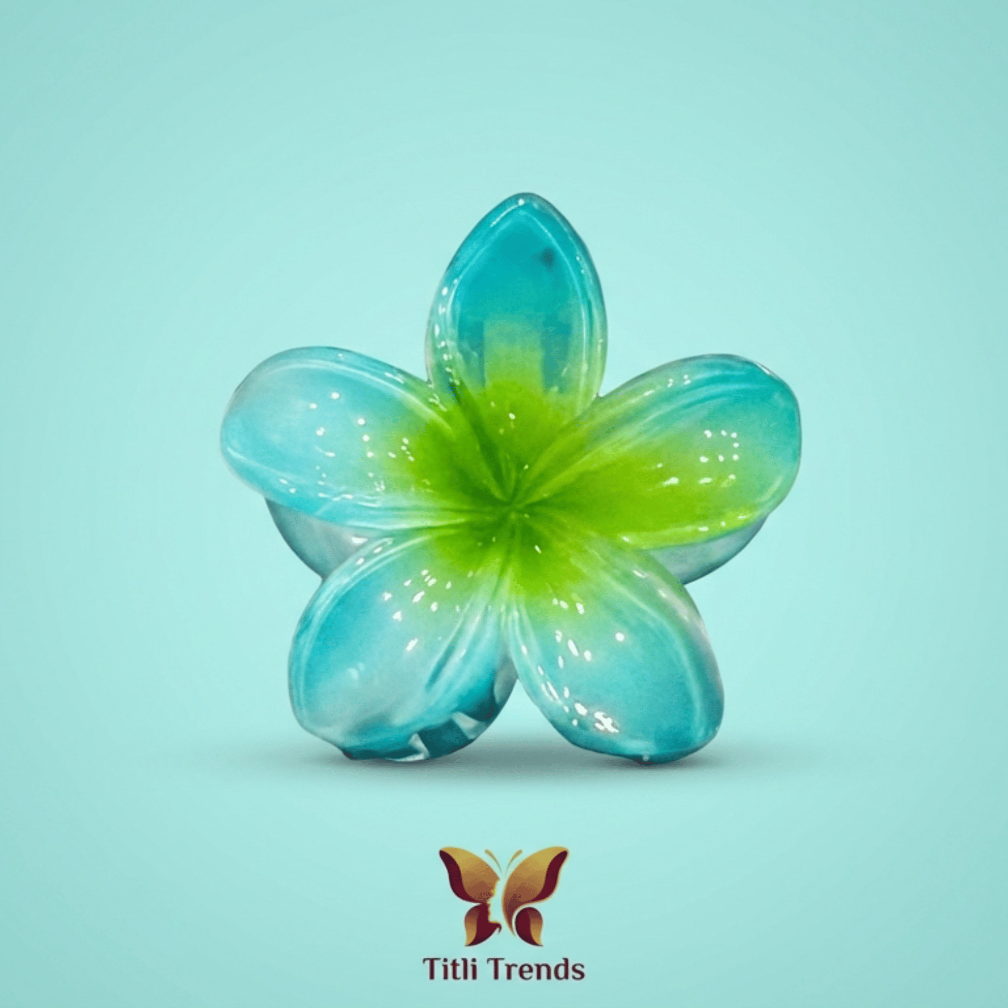 Aurora Bloom Floral Acrylic Hair Claw Clip Premium Flower Hair Clip for Women & Girls - Image 11