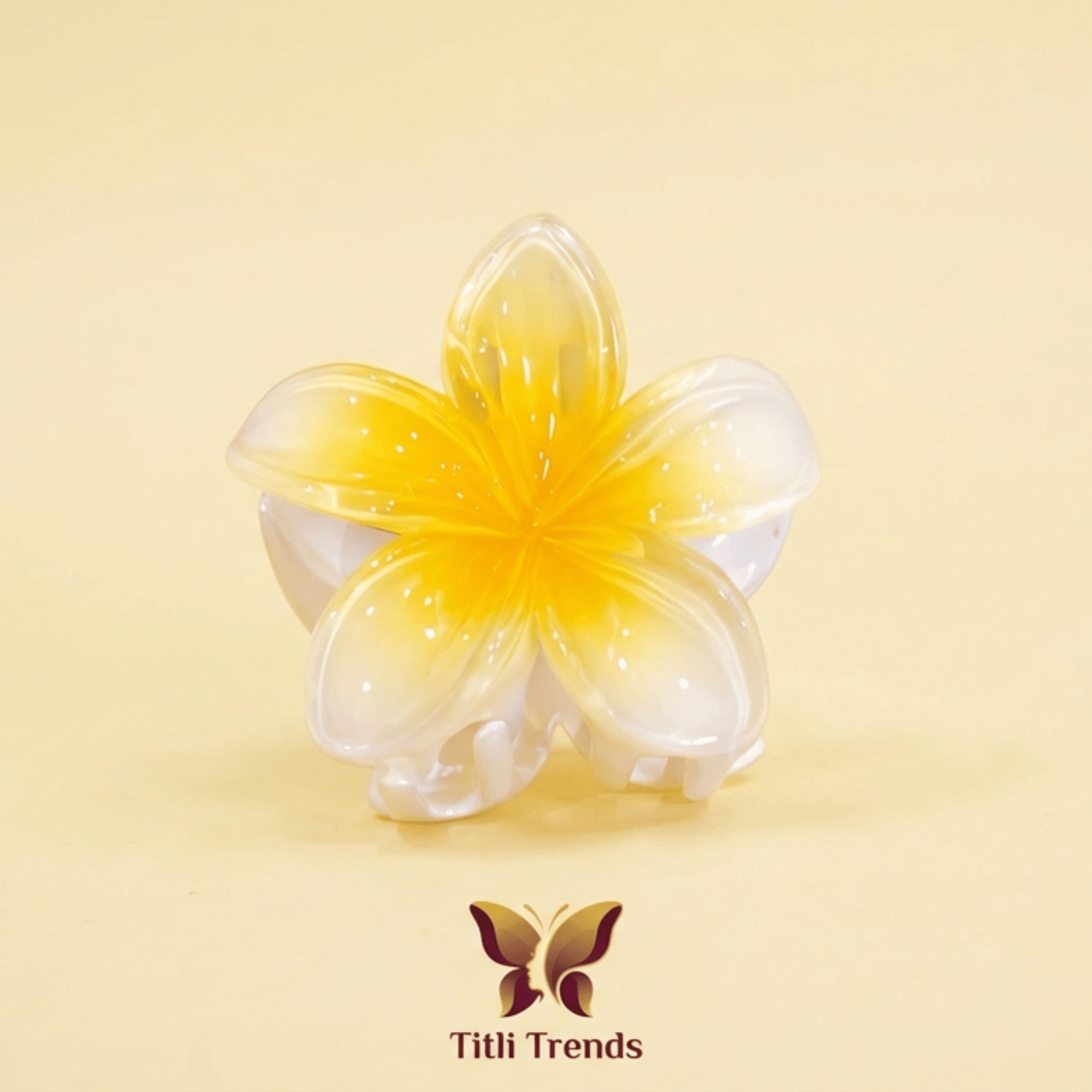 Aurora Bloom Floral Acrylic Hair Claw Clip Premium Flower Hair Clip for Women & Girls - Image 14