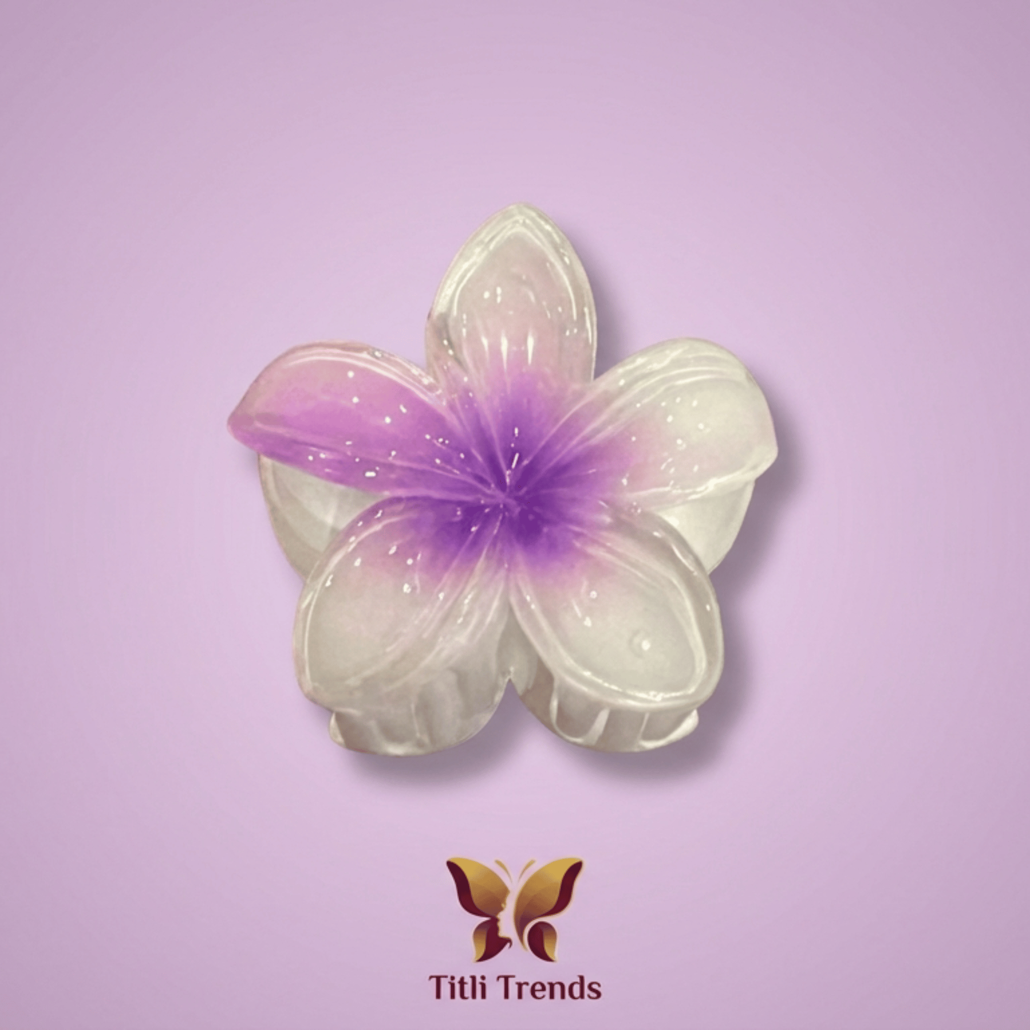 Aurora Bloom Floral Acrylic Hair Claw Clip Premium Flower Hair Clip for Women & Girls - Image 13