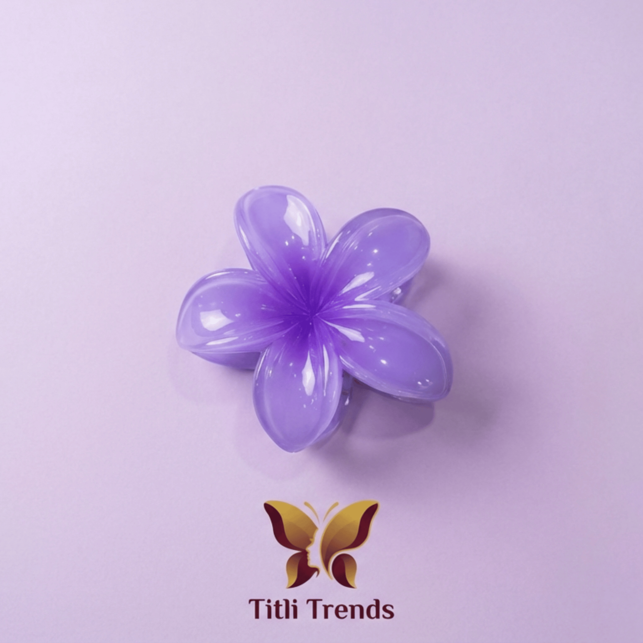 Aurora Bloom Floral Acrylic Hair Claw Clip Premium Flower Hair Clip for Women & Girls - Image 8