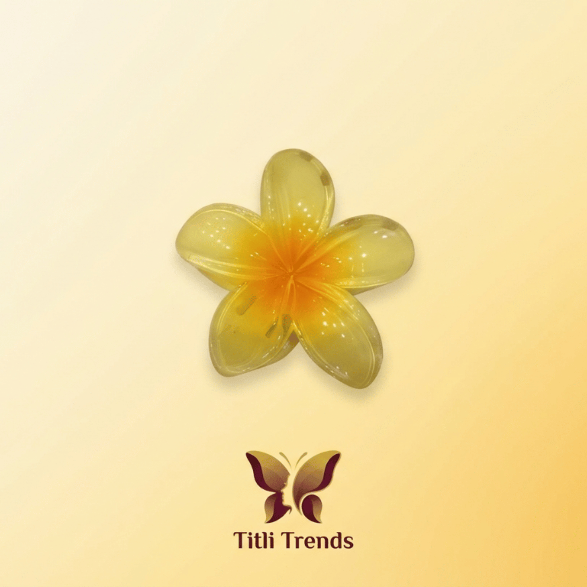 Aurora Bloom Floral Acrylic Hair Claw Clip Premium Flower Hair Clip for Women & Girls - Image 9