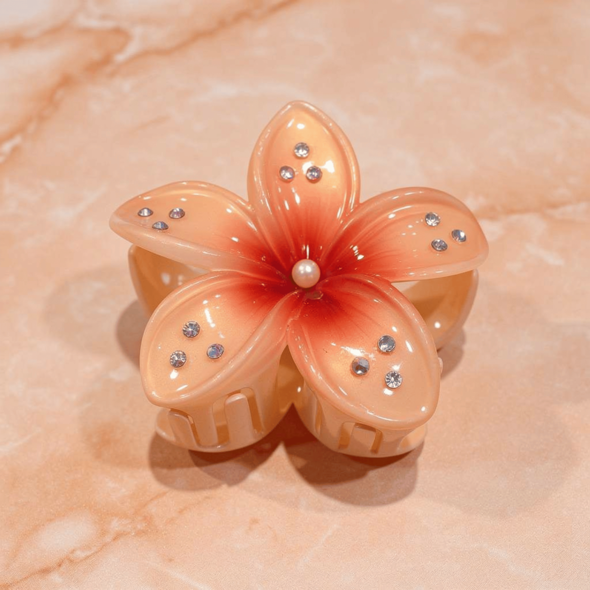 Aurora Bloom Floral Acrylic Hair Claw Clip Premium Flower Hair Clip for Women & Girls - Image 18