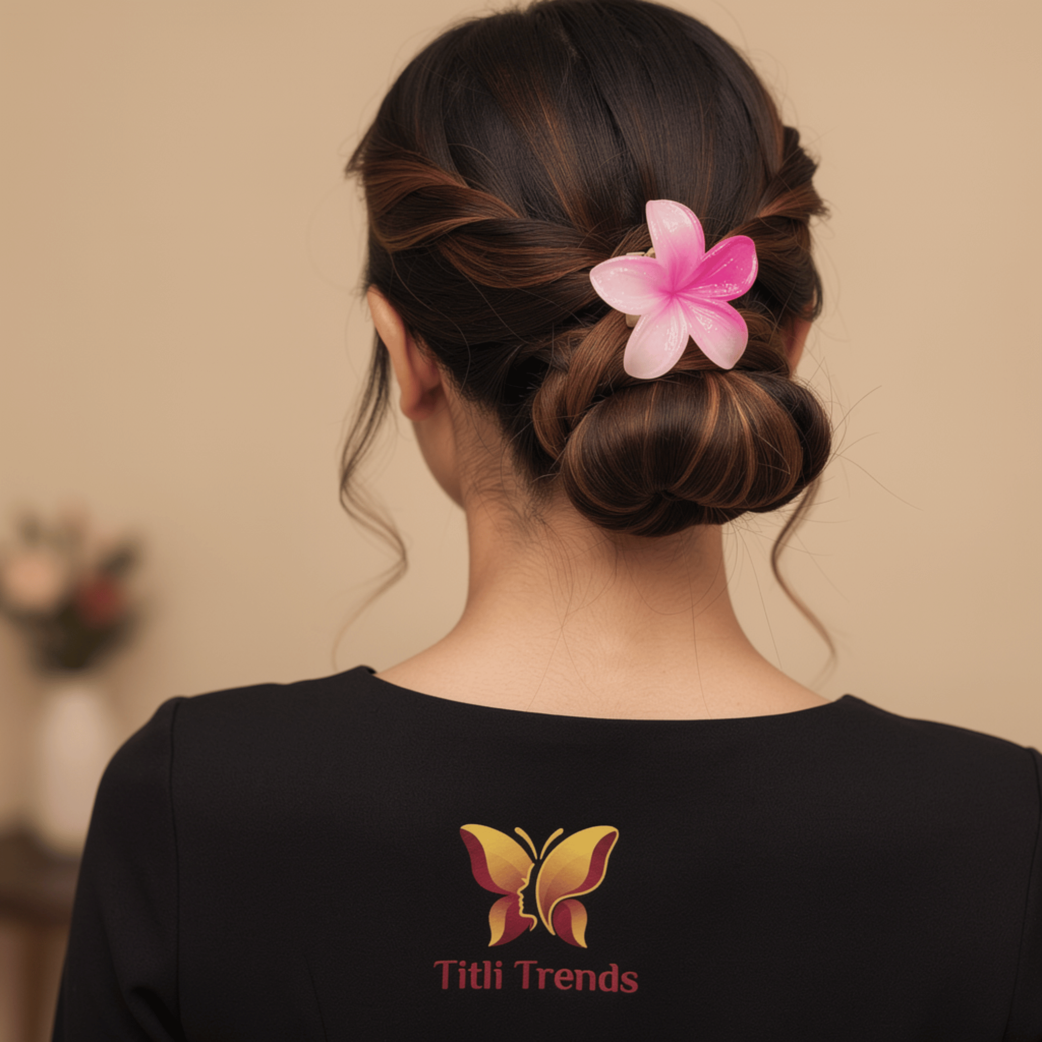 Bloom Glow Floral Claw Hair Clip Elegant Acrylic Flower Hair Clip Strong Hold Stylish Hair Accessory - Image 14