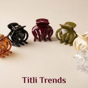 Classic Luxe Hair Claw Clip Transparent & Solid Finish Collection