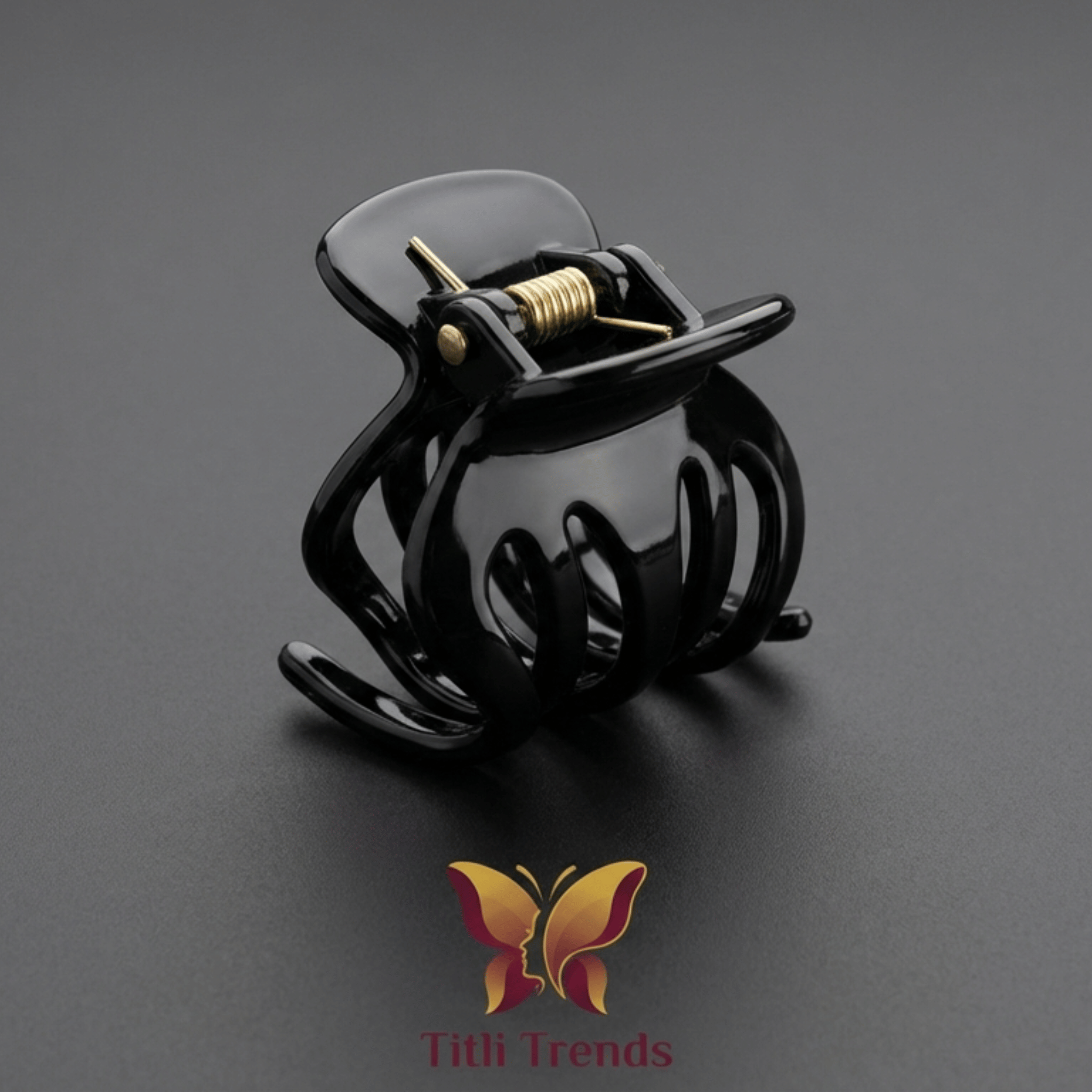 Classic Luxe Hair Claw Clip Transparent & Solid Finish Collection - Image 4