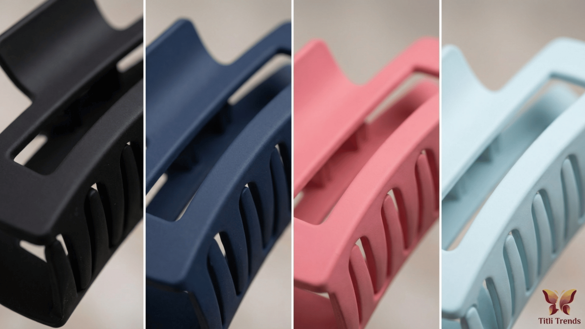 Matte Luxe Hair Claw Clip Premium Matte Acrylic Hair Clip | Multiple Sizes & Colors Available - Image 4