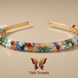 Head Band Multi Color Crystal