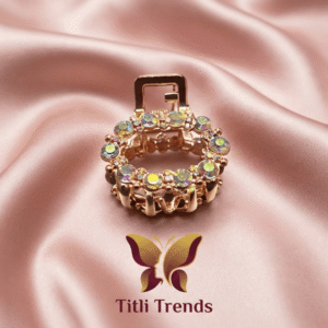 Rose Gold Crystal Size 1 Inch