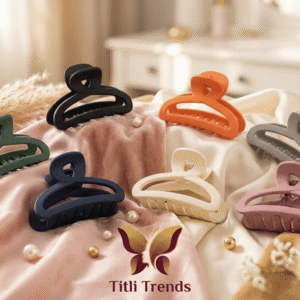 Matte Finish Hair Claw Catcher Strong Hold Premium Catcher for Girls & Women