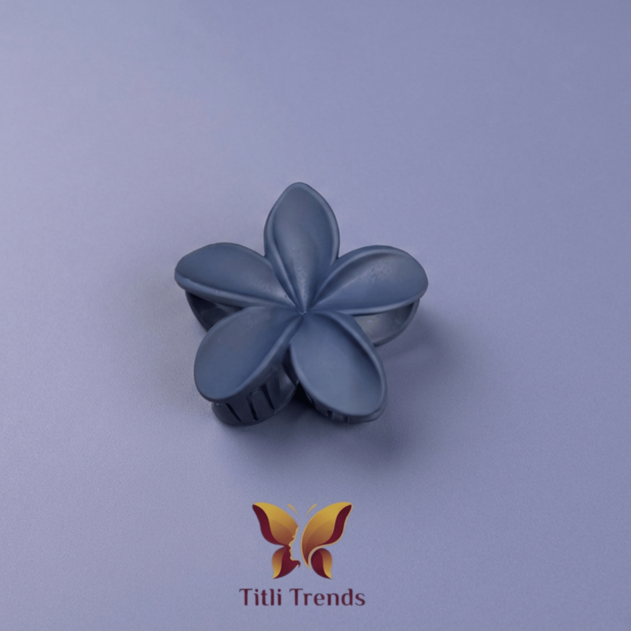Matte Floral Hair Claw Clip Elegant Multi-Color Flower Hair Clip for Women & Girls | Strong Hold Matte Finish - Image 6