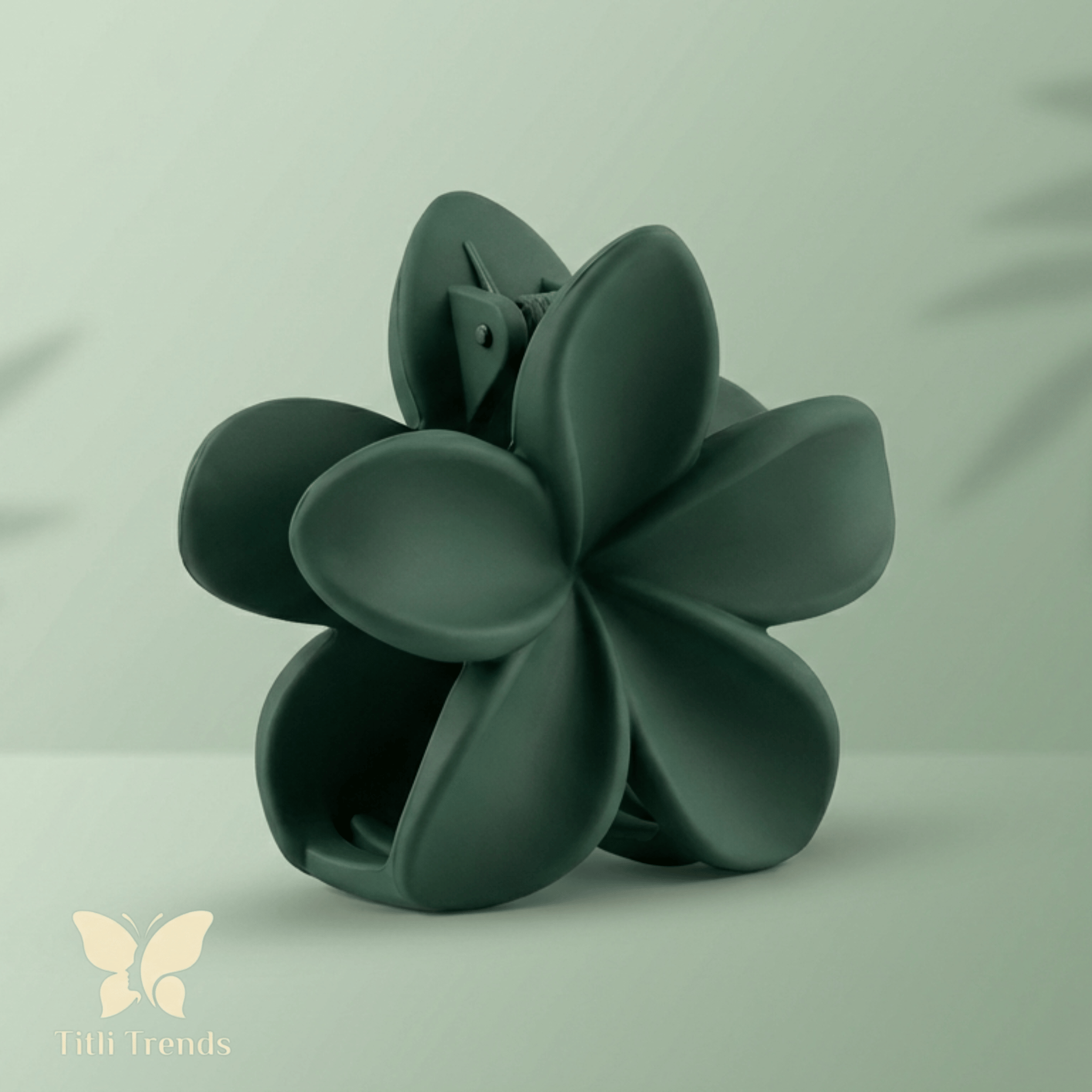 Matte Floral Hair Claw Clip Elegant Multi-Color Flower Hair Clip for Women & Girls | Strong Hold Matte Finish - Image 11