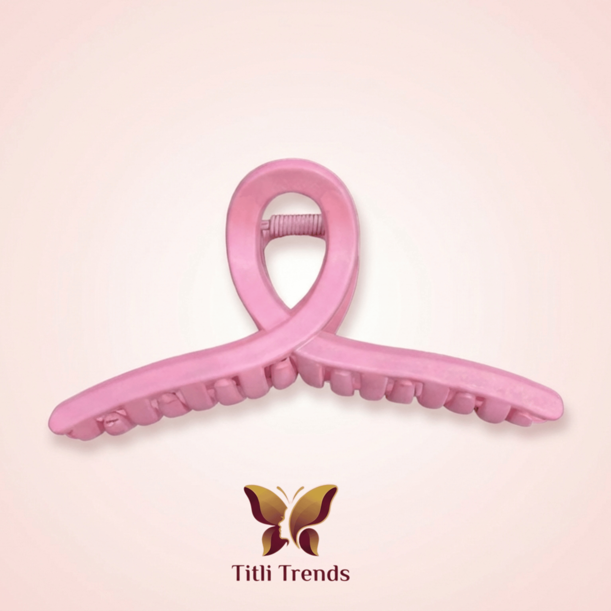 Matte Loop Hair Claw Clip Elegant Strong Hold Hair Clip for Women & Girls | Multi-Color Stylish Hair Accessory - Image 3