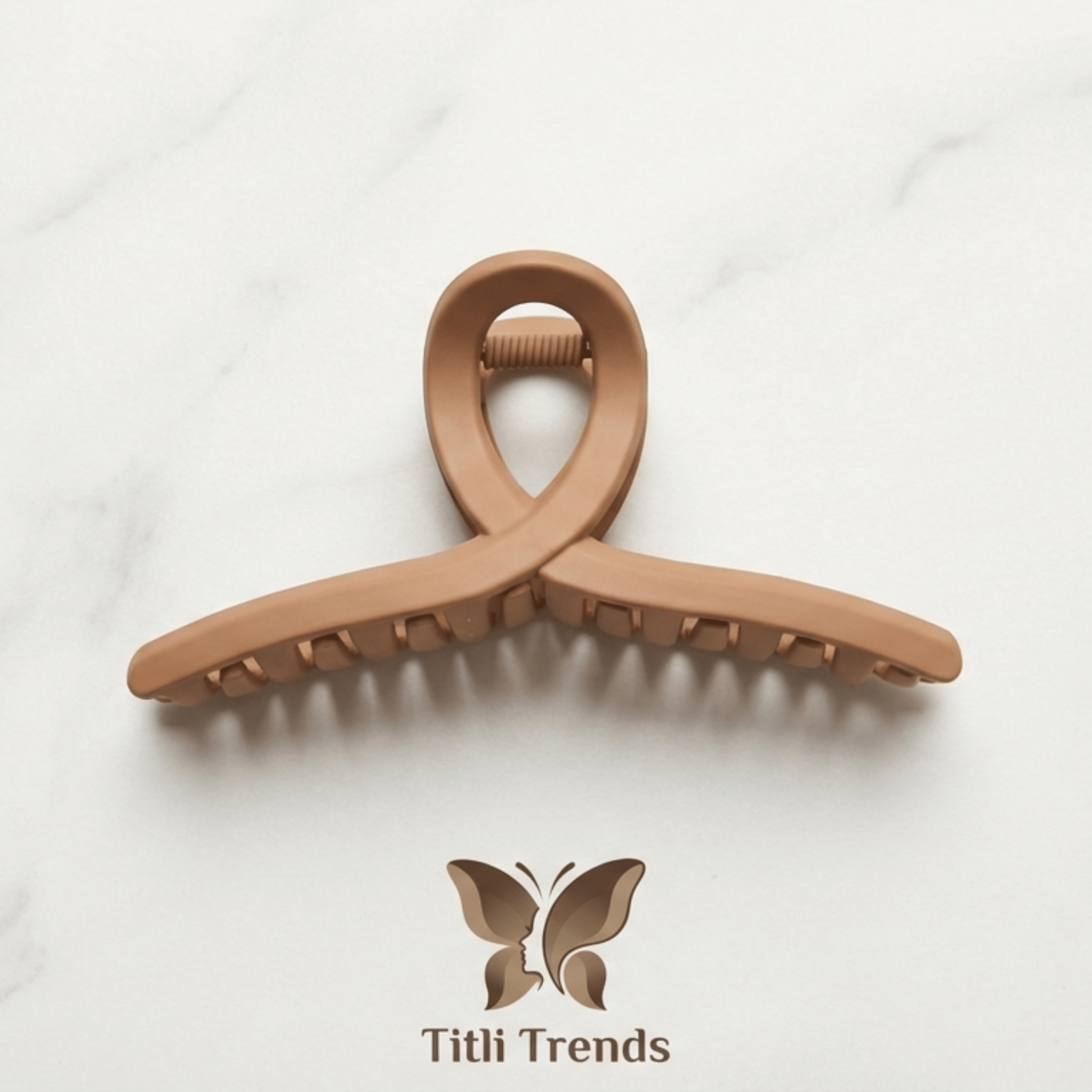 Matte Loop Hair Claw Clip Elegant Strong Hold Hair Clip for Women & Girls | Multi-Color Stylish Hair Accessory - Image 4