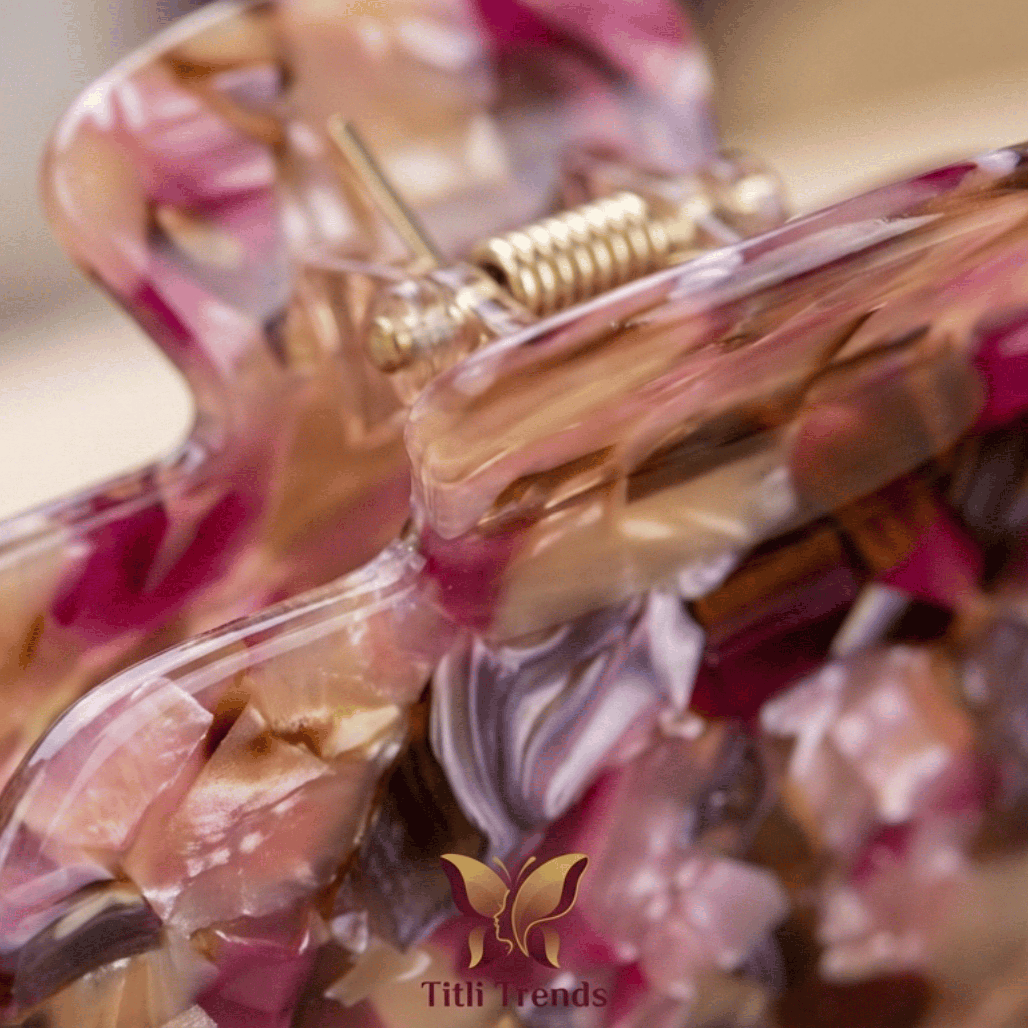 Matte Loop Hair Claw Clip Multi-Color Strong Hold Hair Clip for Women & Girls | Stylish Matte Hair Accessory - Image 15