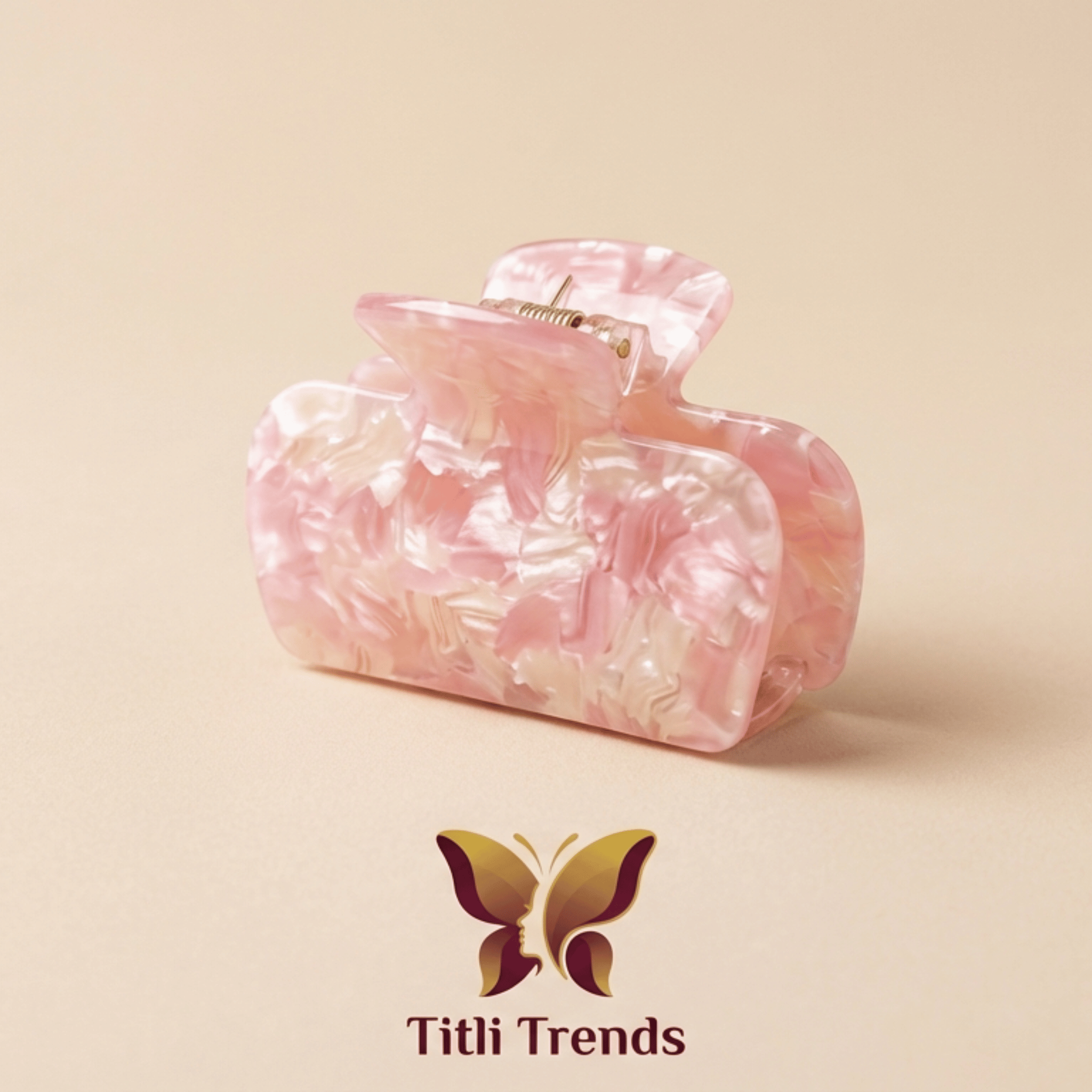 Matte Loop Hair Claw Clip Multi-Color Strong Hold Hair Clip for Women & Girls | Stylish Matte Hair Accessory - Image 3