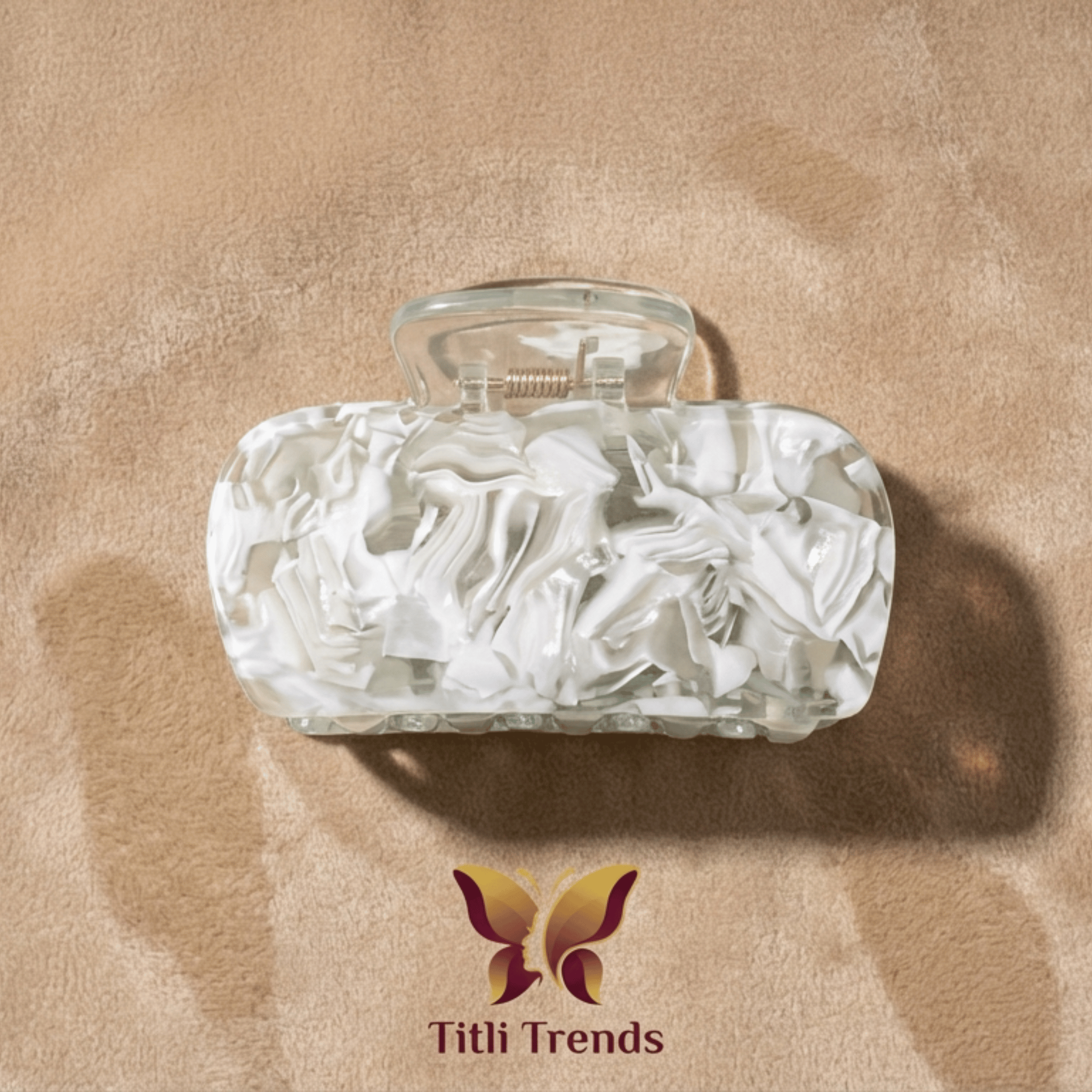 Matte Loop Hair Claw Clip Multi-Color Strong Hold Hair Clip for Women & Girls | Stylish Matte Hair Accessory - Image 7