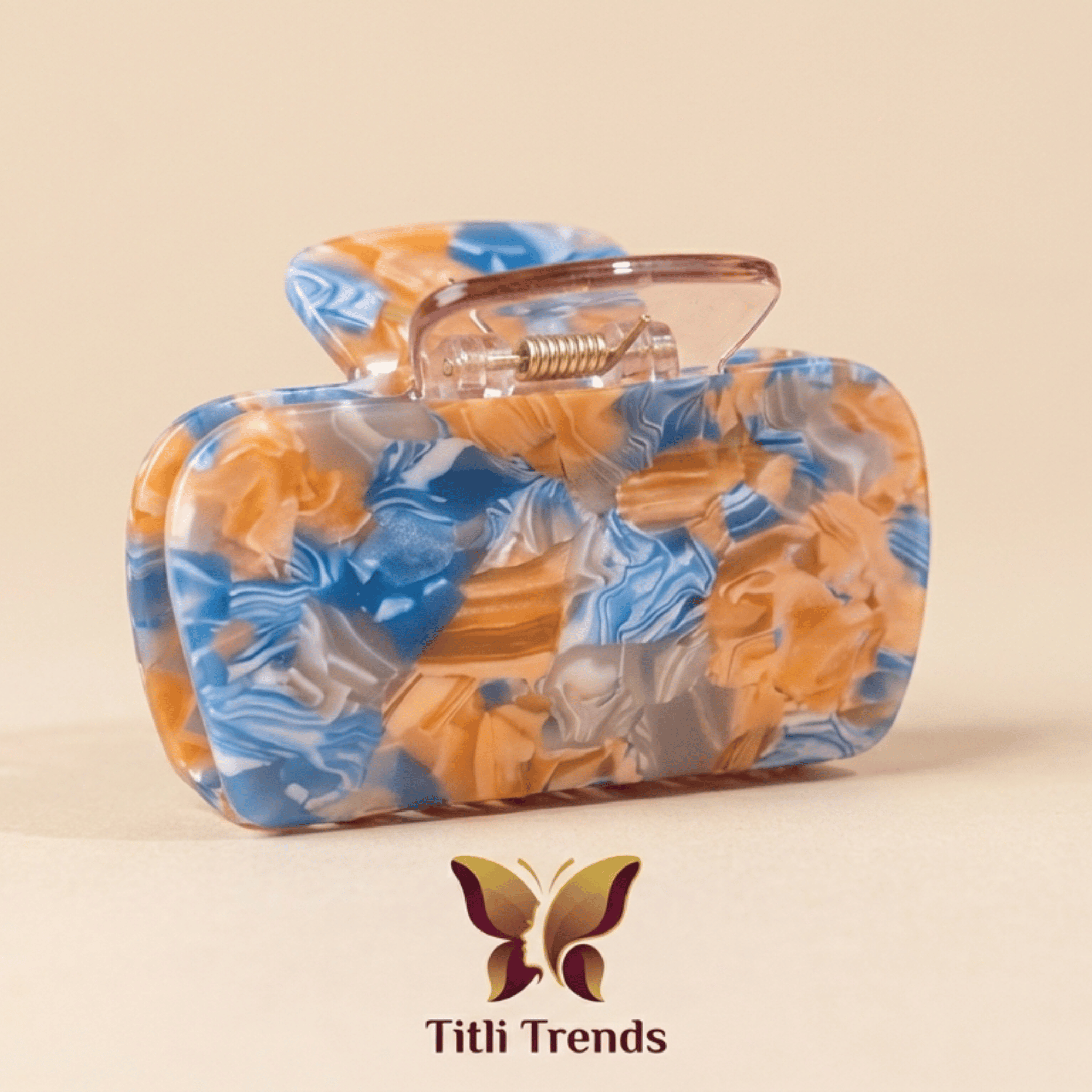 Matte Loop Hair Claw Clip Multi-Color Strong Hold Hair Clip for Women & Girls | Stylish Matte Hair Accessory - Image 14